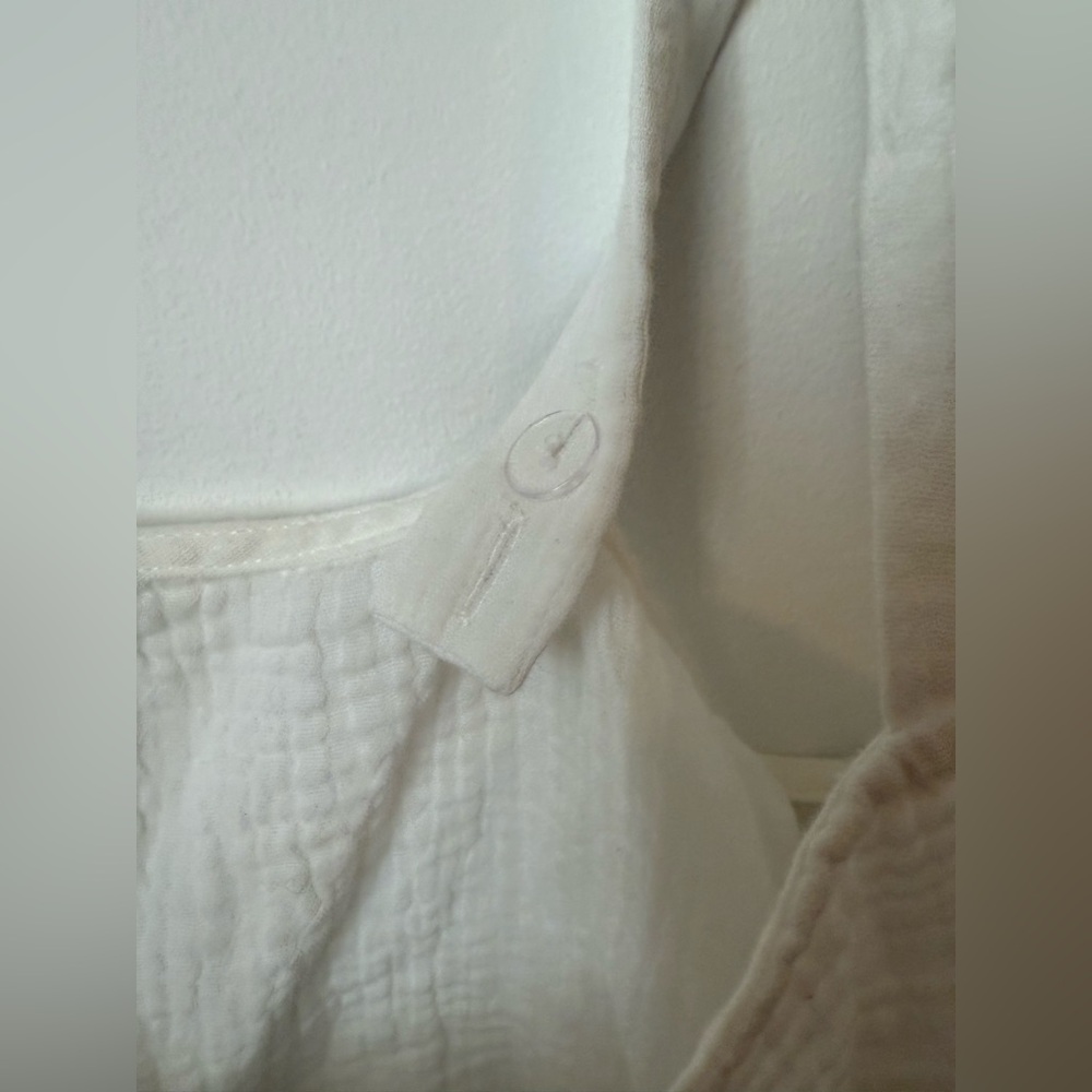REFORMATION White Cropped Camisole Blouse Top Size 6 - Picture 8 of 14